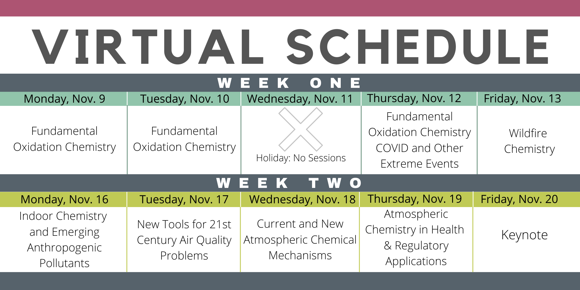 ACM Schedule