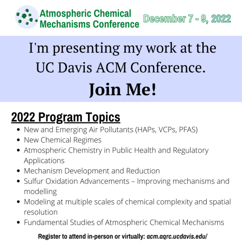 Presenting at ACM 2022